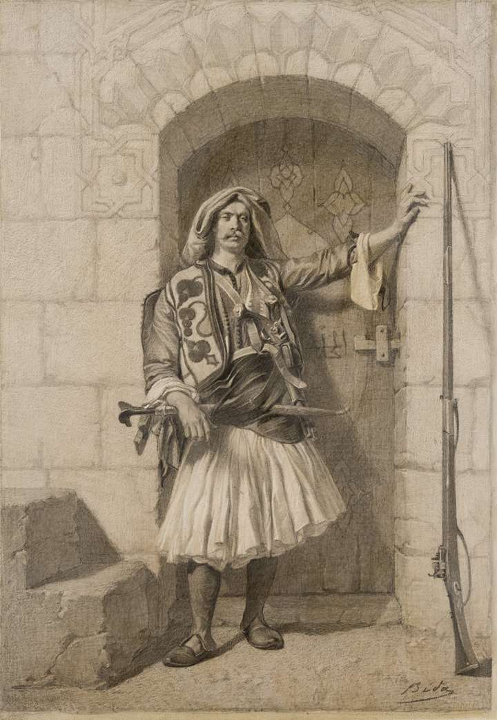 A Standing Arnavut Soldier